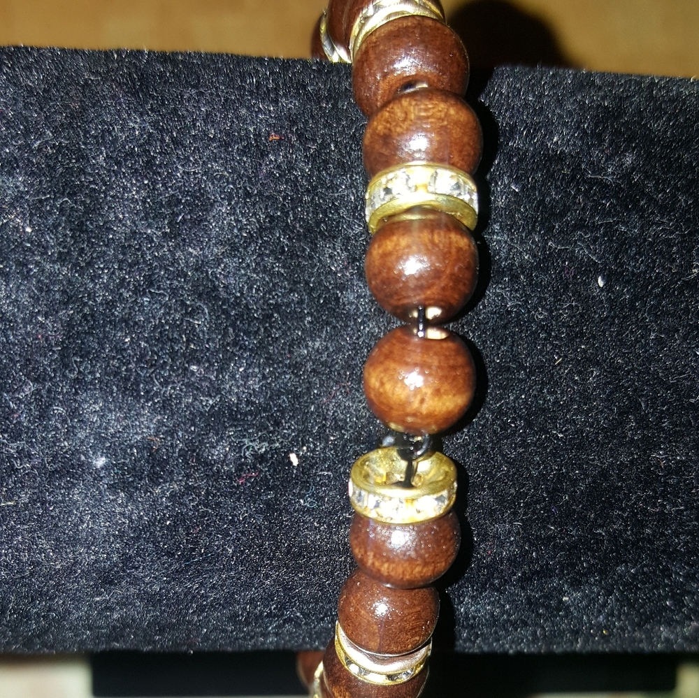 New handcrafted wooden bracelet 8mm for boys